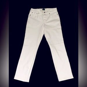 J.Crew White Slim Boyfriend Fit Jeans Women’s Size 26 NWOT
